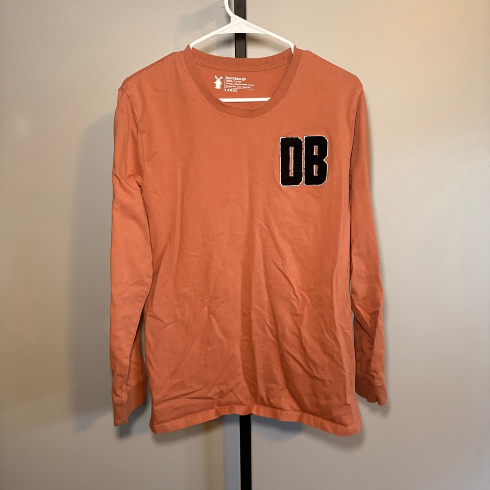 Dutch Bros Coffee Orange Long Sleeve‎ Tee L